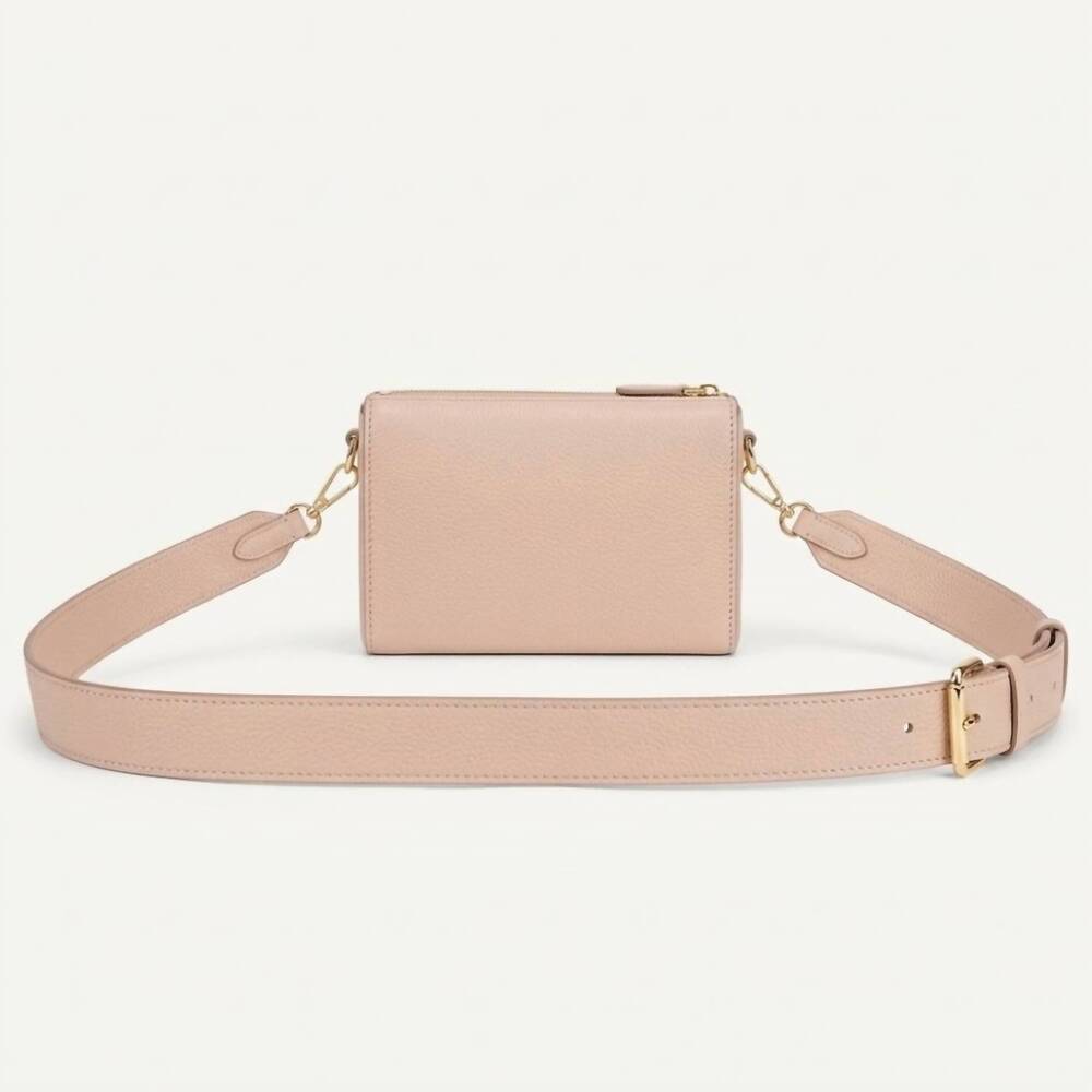 NEW KATIE LOXTON women's zana crossbody purse in pale pink